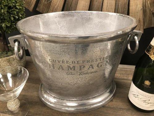 Champagne koeler - Aluminium, Antiek en Kunst, Antiek | Keukenbenodigdheden