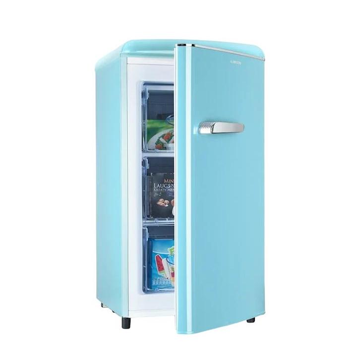 Klarstein 60L vriezer – compact retro design, Witgoed en Apparatuur, Koelkasten en IJskasten, Minder dan 75 liter, Refurbished