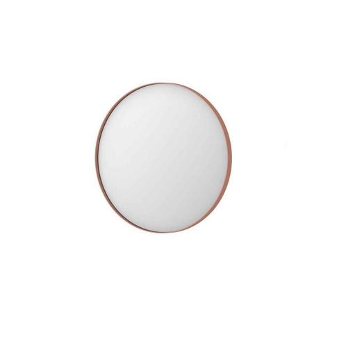 INK Spiegel Rond Geborsteld Koper Aluminium Kader 60 x 3,5, Doe-het-zelf en Verbouw, Sanitair, Bad, Nieuw, Ophalen of Verzenden