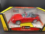 Porsche 911 CARRERA CABRIOLET 1:18 - Modelauto - Burago, Nieuw