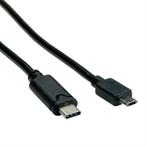 Easy-USB Micro B naar USB-C snellaadkabel - USB2.0, Nieuw, Ophalen of Verzenden