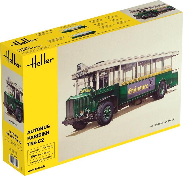 Heller 80789 Autobus TN6 C2 Bouwpakket Schaal 1:24, Hobby en Vrije tijd, Modelbouw | Auto's en Voertuigen, Overige typen, Nieuw