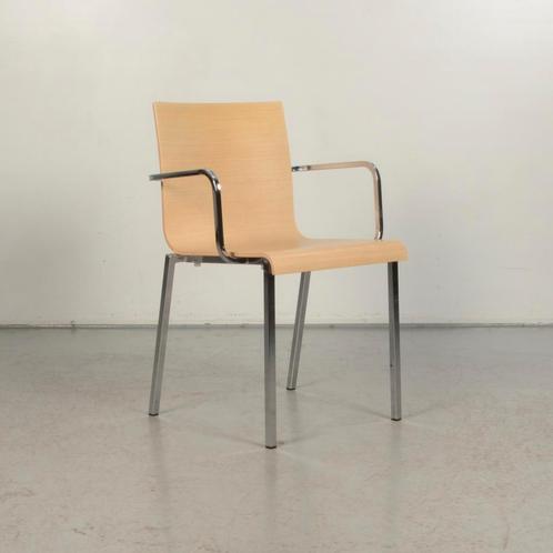 Design vergaderstoel Pedrali Kuadra - Vicenza eiken, Huis en Inrichting, Bureaustoelen, Ophalen of Verzenden