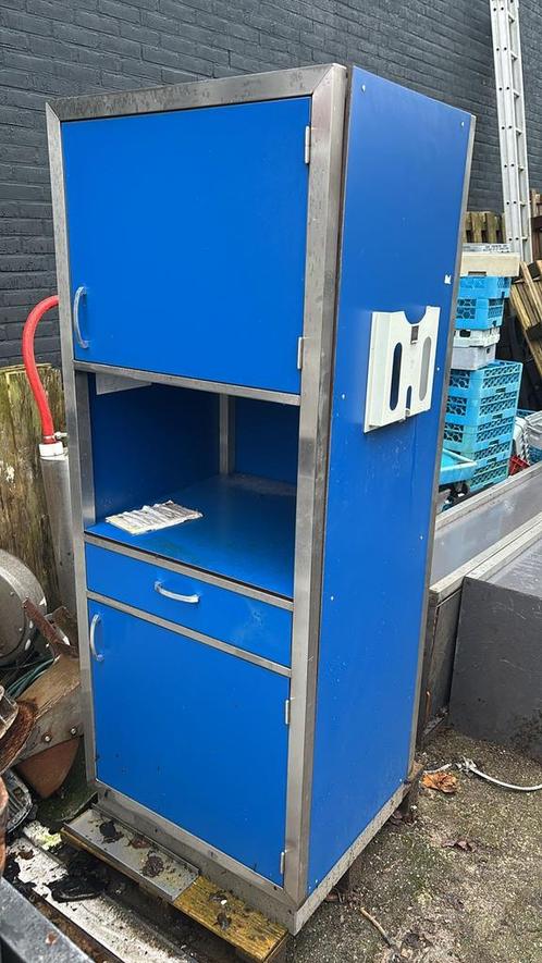 RVS staande kast RVS/trespa 61x70x180 bxdxh, Zakelijke goederen, Horeca | Keukenapparatuur, Ophalen of Verzenden