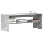 vidaXL Tv-meubel 100x40x40 cm bewerkt hout betongrijs, Verzenden, Nieuw, Overige houtsoorten