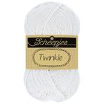 Scheepjes Twinkle - 901 wit - Katoen Glittergaren met Lure, Hobby en Vrije tijd, Breien en Haken, Ophalen of Verzenden, Nieuw