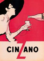 Kunstdruk Ernest - Cinzano 50x70cm, Verzenden, Nieuw