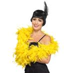 Luxe gele feestboa 180 cm - Boa's, Ophalen of Verzenden, Nieuw
