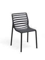 Nardi Doga Bistrot Polypropyleen - Antraciet, Ophalen of Verzenden, Nieuw
