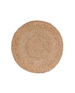 HEMA Gevlochten placemat jute - Ø 34 cm, Verzenden, Nieuw