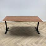 Tweedehands refurbished verstelbaar hoekbureau (rechts),, Huis en Inrichting, Bureaus, Ophalen of Verzenden, In hoogte verstelbaar