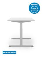 Laag-hoog bureau Premium - zilvergrijs - blad naar keu..., Nieuw in verpakking