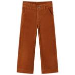 vidaXL Kinderbroek 92 ribfluweel cognackleurig, Verzenden, Nieuw