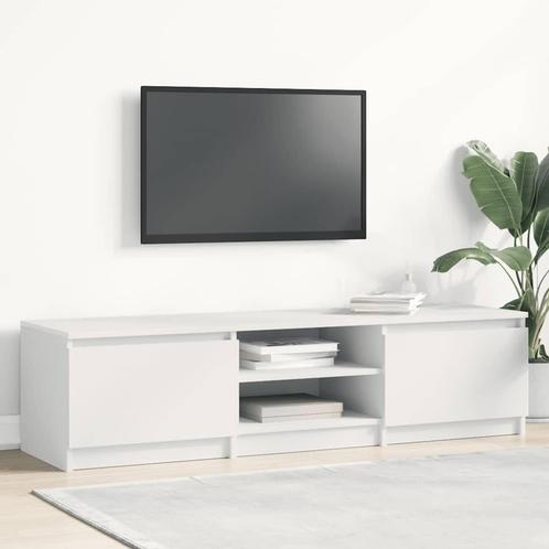 TV-Meubel Wit 140cm | Retourdeal | 35% Korting! (tv meubel), Huis en Inrichting, Kasten | Televisiemeubels, 25 tot 50 cm, Nieuw