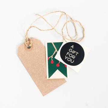 Cadeaudoos stickers beschikbaar voor biedingen