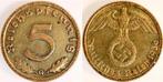 5 Reichspfennig Duitsland 5 Pfennig 1936 G J 363 ss+ Messing, Postzegels en Munten, Verzenden