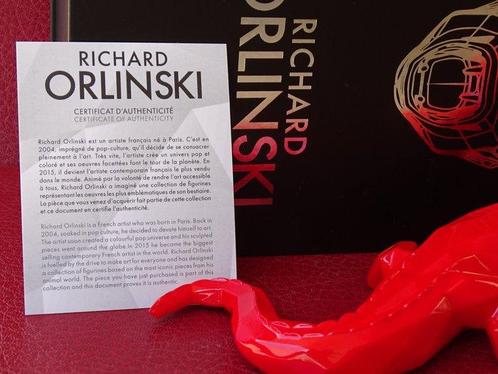 Richard Orlinski (1966) - sculptuur, Red Crocodile - 27 cm -, Antiek en Kunst, Antiek | Overige Antiek