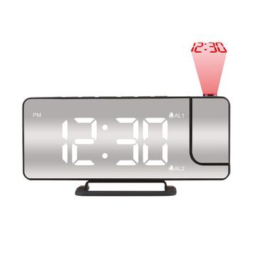 Luxime® - Digitale Wekker Met Projectie - Zwart beschikbaar voor biedingen