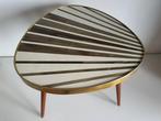 Bijzettafel - Hout, Metaal - Design tafel met een radiërend