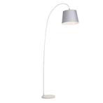 Moderne booglamp met grijze kap - Bend, Huis en Inrichting, Lampen | Vloerlampen, Nieuw, Overige materialen, Modern, 200 cm of meer