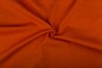 Linnen stof donkeroranje - Ongewassen linnen stof 10m op rol, Hobby en Vrije tijd, Stoffen en Lappen, 200 cm of meer, Nieuw, Oranje