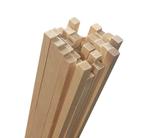 Set van 50 houten stokjes (vierkant, 8x8 mm, 70 cm lengte,, Nieuw, Ophalen of Verzenden