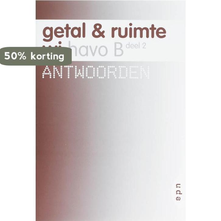 Getal en Ruimte Havo B antwoorden 9789011098756, Boeken, Schoolboeken, Gelezen, Verzenden