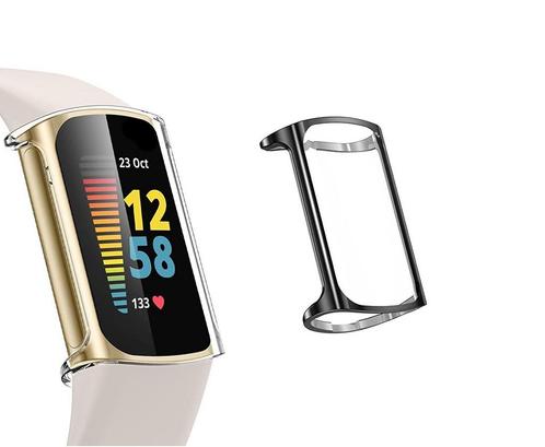 DrPhone FC1 TPU Beschermhoes – Geschikt voor Fitbit Charge 5, Sieraden, Tassen en Uiterlijk, Smartwatches, Verzenden
