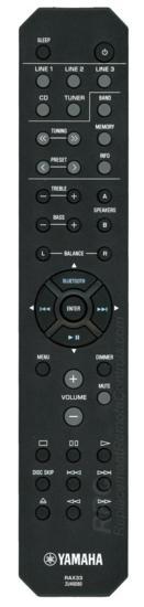 Originele Yamaha RAX33 afstandsbediening - Geschikt voor ..., Verzenden, Nieuw