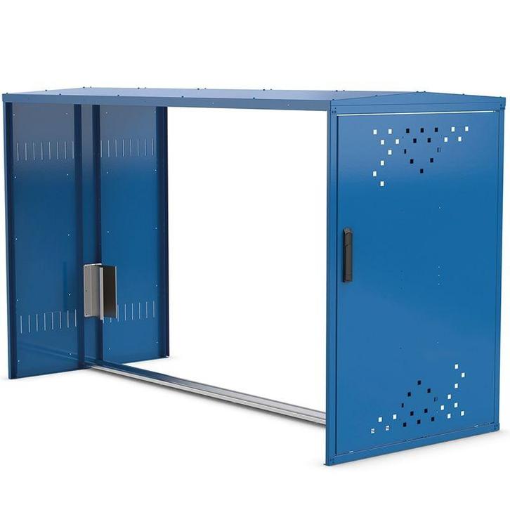 Fietsbox 1 fiets plat dak uitbreiding zonder zijwand, Fietsen en Brommers, Fietsaccessoires | Overige Fietsaccessoires