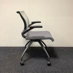 Tweedehands Ahrend 250 verrijdbare vergaderstoel met, Huis en Inrichting, Stoelen, Gebruikt, Zwart, Ophalen of Verzenden, Eén