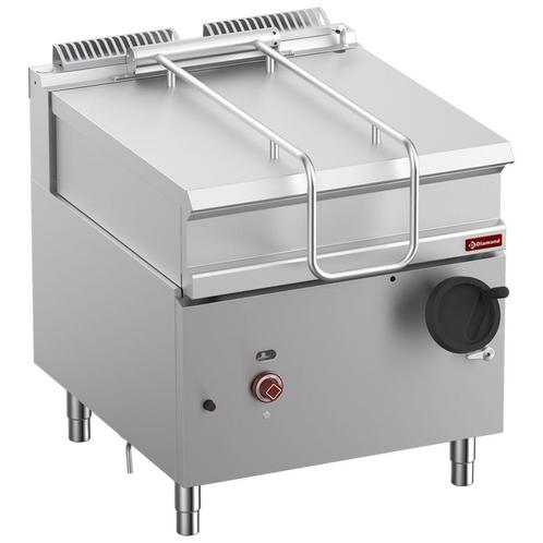 Kantelbare Gasbraadpan, R.v.s. Kuip 80 Liter Op Meubel, Zakelijke goederen, Horeca | Keukenapparatuur, Nieuw in verpakking, Ophalen of Verzenden