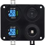 ProRide 12V USB Autolader 2 Poort - Schakelaar en 12V, Verzenden, Nieuw