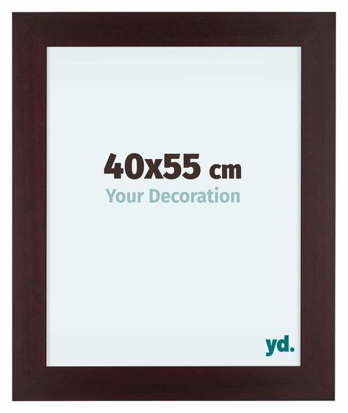 Fotolijst 40x55 cm - Mahonie - Hout - Dover, Huis en Inrichting, Woonaccessoires | Lijsten, Nieuw, Verzenden