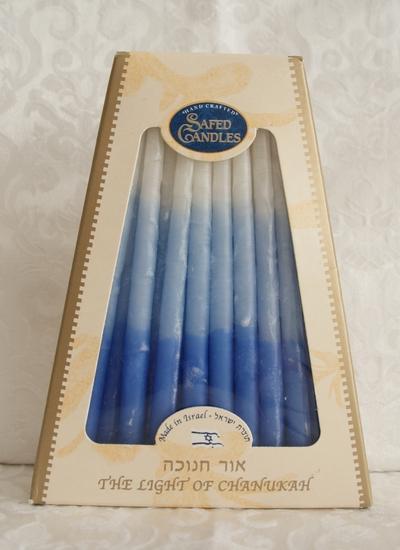 Chanoeka kaarsen (Kosher) blauw/wit, Huis en Inrichting, Woonaccessoires | Kandelaars en Kaarsen, Verzenden