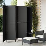 vidaXL Kamerscherm 6 panelen poly rattan zwart, Huis en Inrichting, Woonaccessoires | Kamerschermen, Verzenden, Nieuw