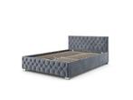 Veiling - Gestoffeerd Bed Nizza - 140 x 200 cm - Grijs, Huis en Inrichting, Nieuw