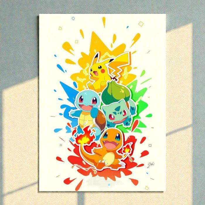 JZL - [XL Canvas] POKEMON Kanto Legends, Spelcomputers en Games, Spelcomputers | Overige Accessoires