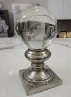 Bolvormig snijwerk, Boule descalier - 15 cm - Glas,