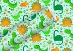Inpakpapier 2mx70cm Funny Dinos softmint, Hobby en Vrije tijd, Knutselen, Ophalen of Verzenden, Nieuw, Overige typen