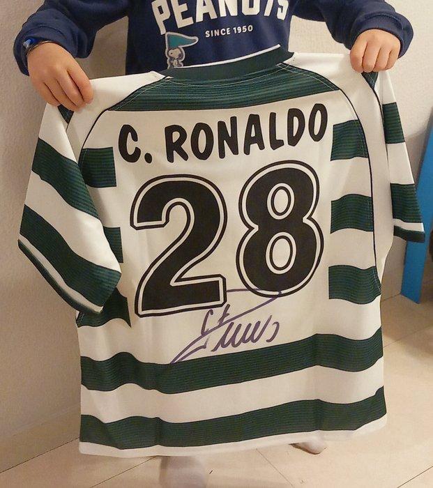 SCP - Ronaldo Debut 2002 - Autografo Cristiano Ronaldo -, Verzamelen, Overige Verzamelen