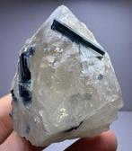 Verbazingwekkende donkerblauwe Indicoliet Toermalijn Kristal, Verzamelen, Mineralen en Fossielen