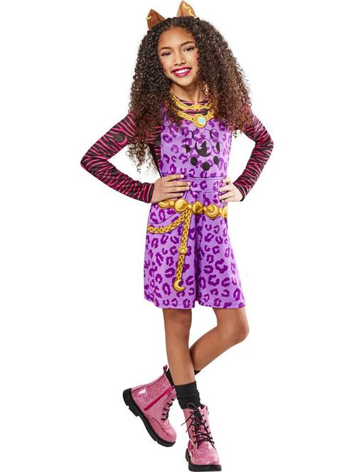 Monster High Kostuum Clawdeen Wolf Meisjes, Kinderen en Baby's, Carnavalskleding en Verkleedspullen, Nieuw, Verzenden