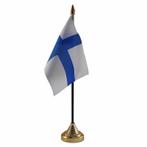 Finland versiering tafelvlag 10 x 15 cm - Finland versiering, Nieuw, Ophalen of Verzenden