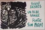Robert Desnos / Claude Stassart-Springer - Un beau navire