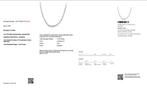 Halsketting - 14 karaat Witgoud - 19.48ct. tw. Diamant, Sieraden, Tassen en Uiterlijk, Kettingen, Nieuw
