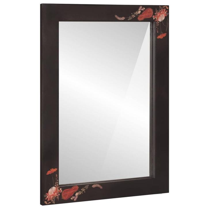 vidaXL Spiegel Wandgemonteerd Multikleur 70 x 50 x 3 cm Glas, Huis en Inrichting, Badkamer | Badkamermeubels, Nieuw, Verzenden