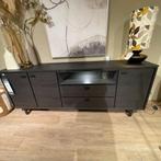 Livada Dressoir Eikenfineer Onyx - Henders & Hazel, Ophalen of Verzenden, Nieuw, Eikenhout, 200 cm of meer