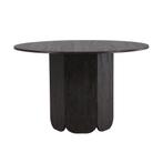 *WOONWINKEL* Ronde Eettafel Vijfhoekpoot Zwart, Verzenden, Nieuw