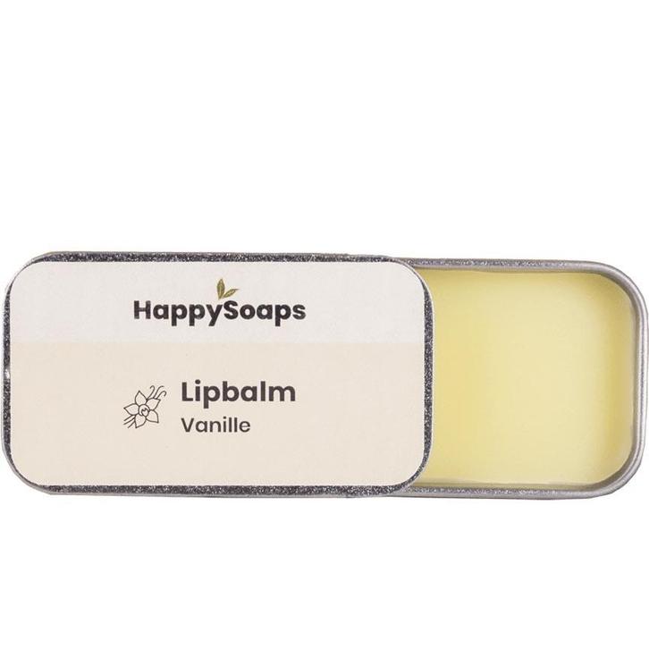 HappySoaps Plasticvrije & Natuurlijke Lipbalm Vanille - 10ml, Sieraden, Tassen en Uiterlijk, Uiterlijk | Haarverzorging, Nieuw